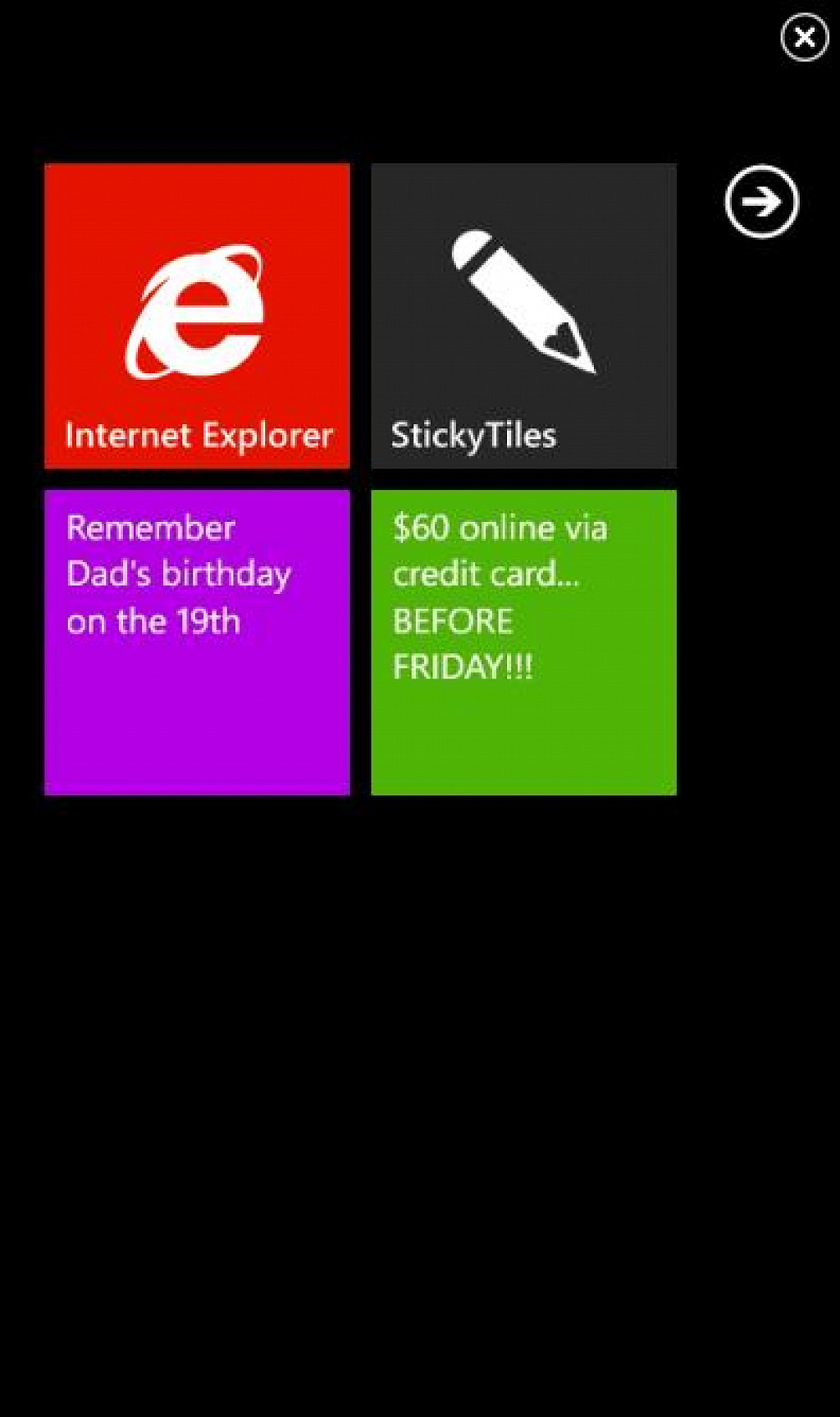 StickyTiles