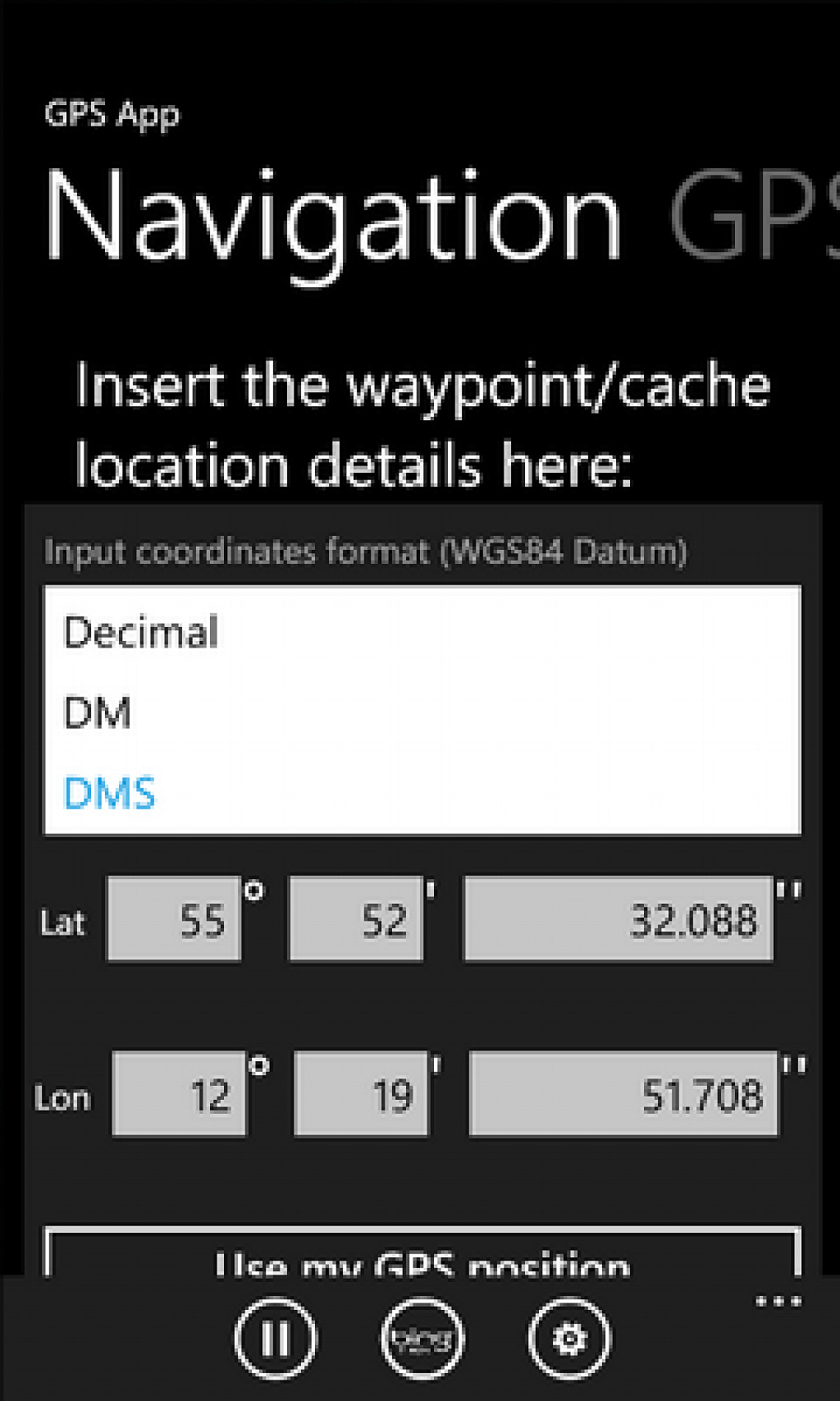GPS App