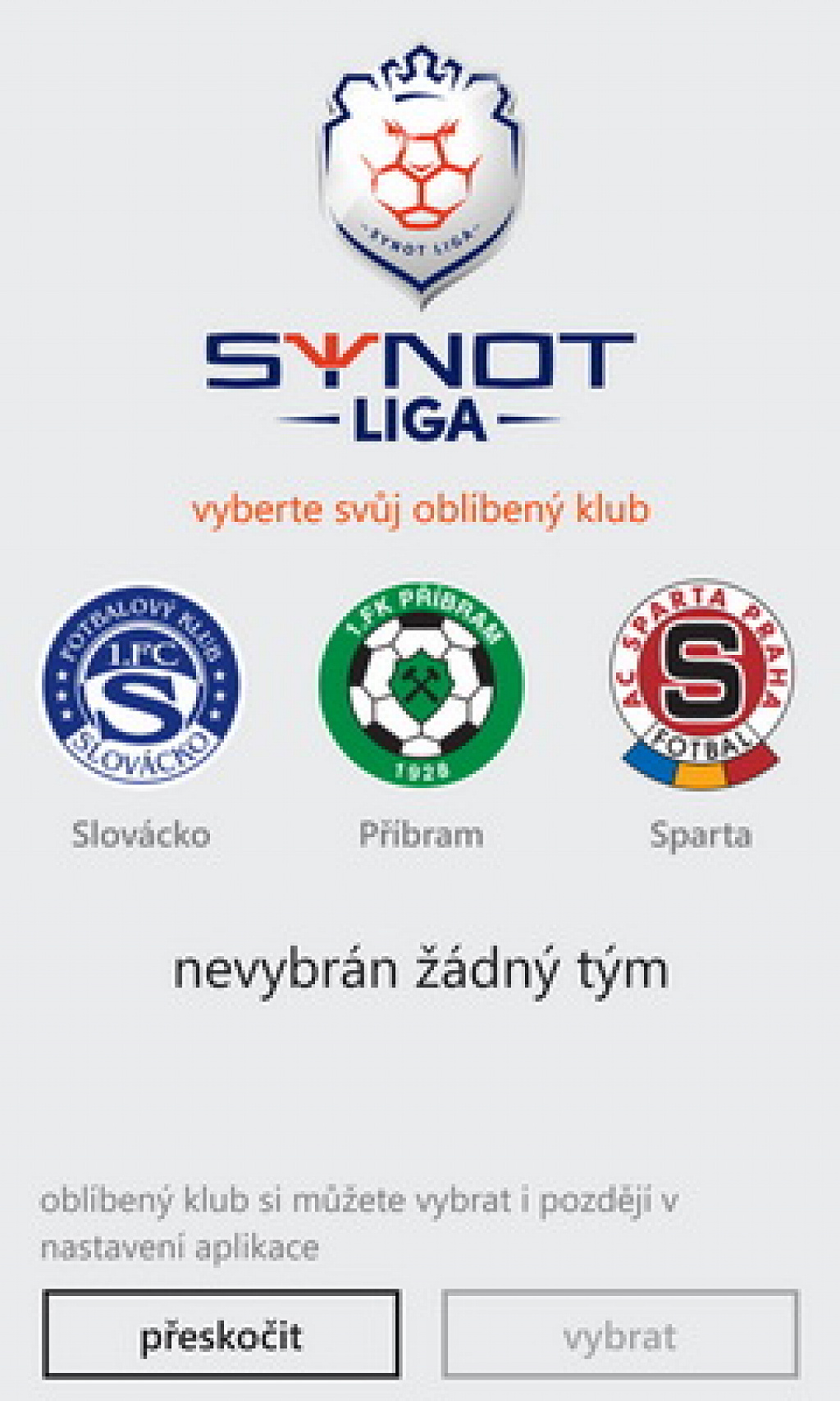 SYNOT liga