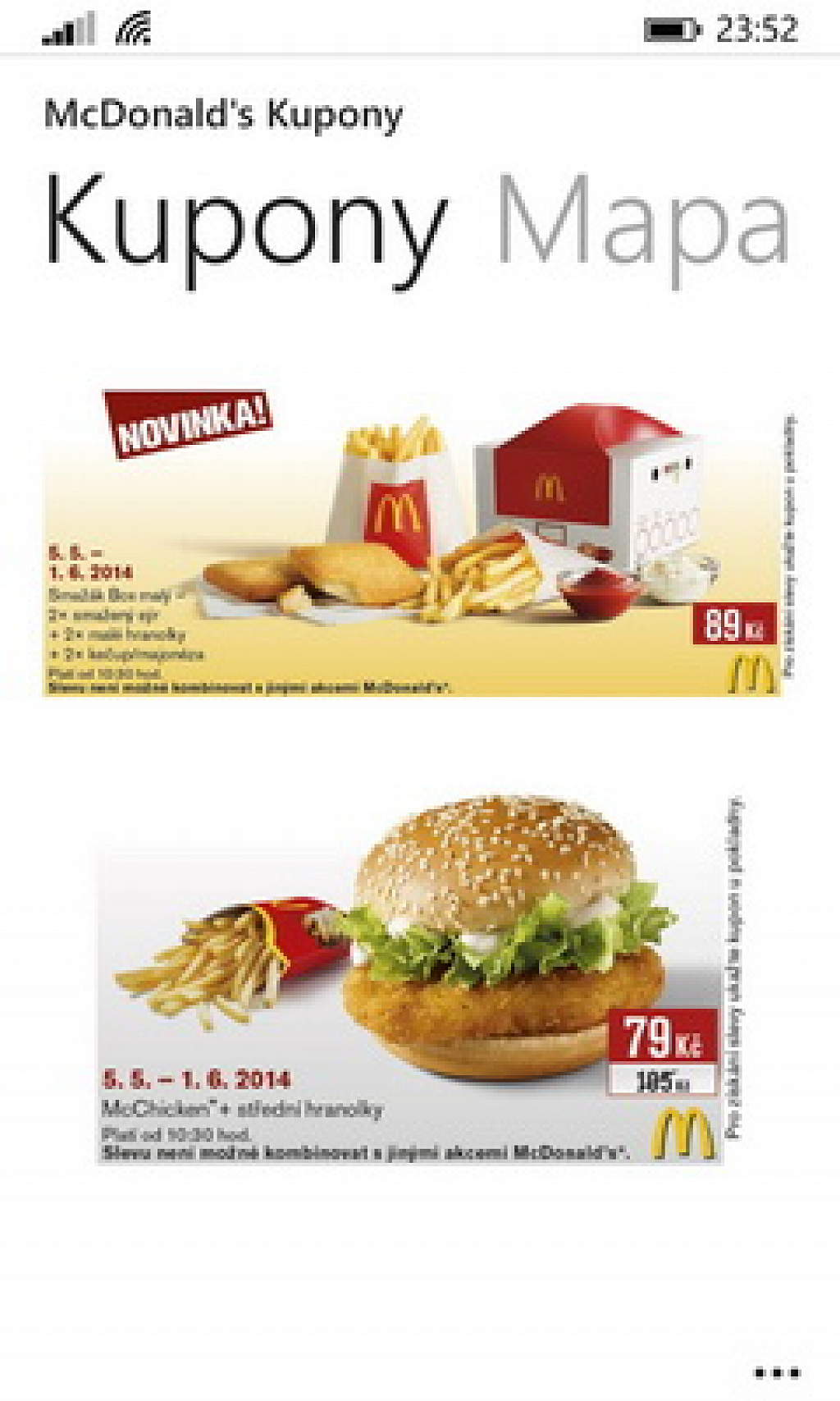 McDonalds kupony