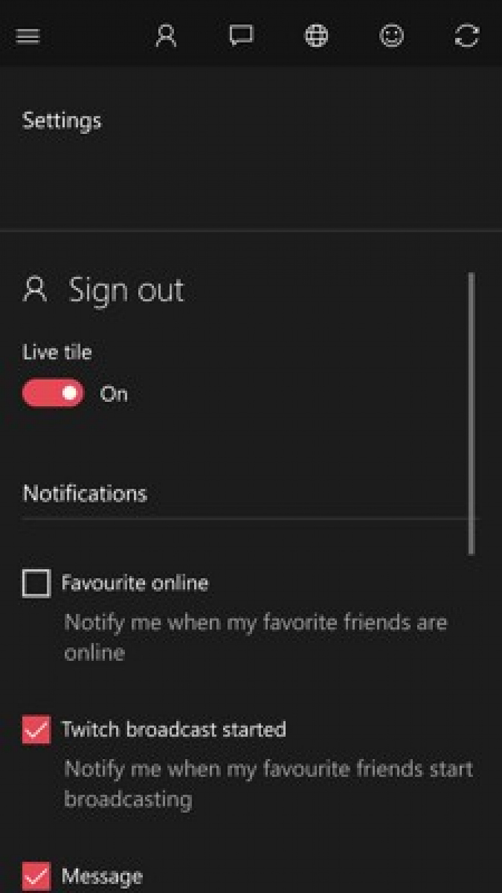 Aplikace Xbox pro W10M Build 10166