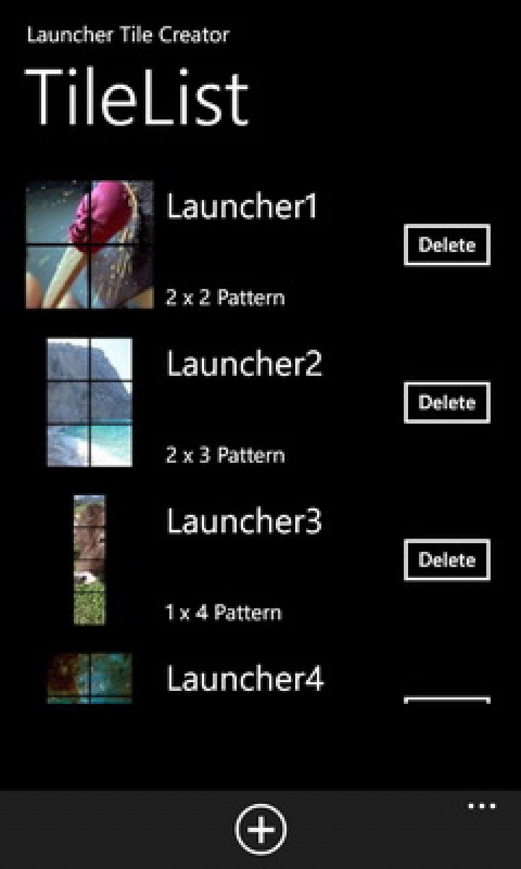 launcher tile