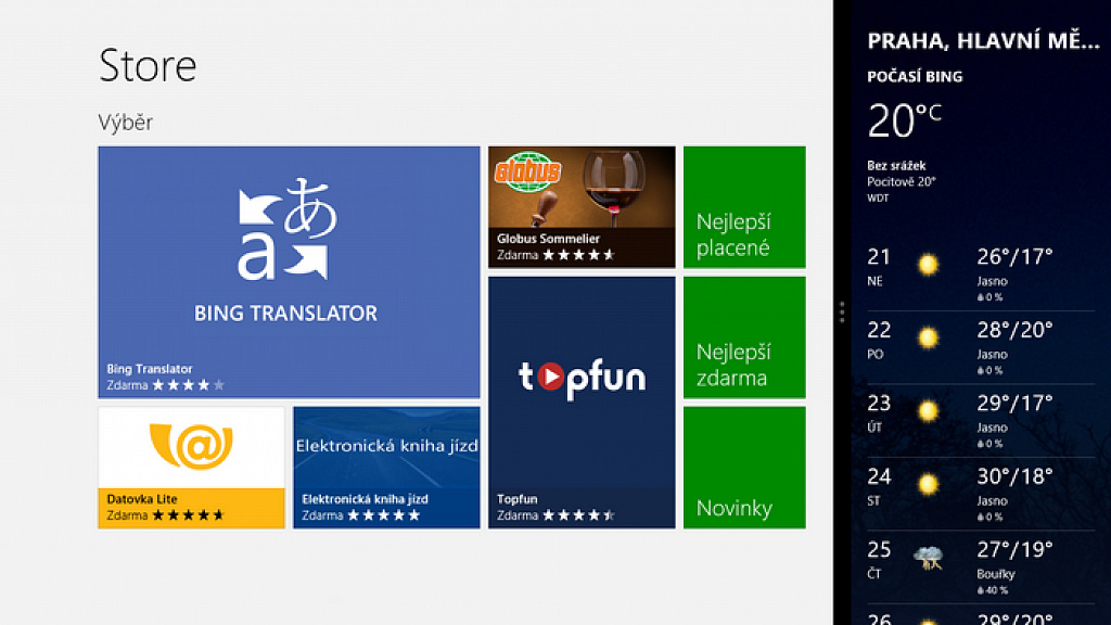 Windows 8 gesta