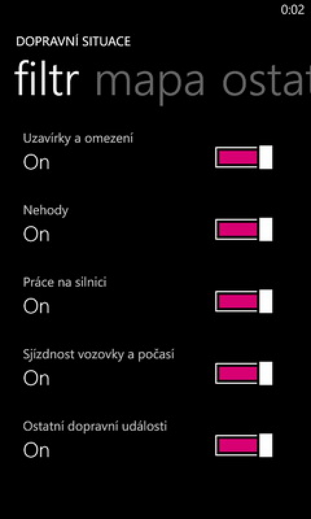 dopravni situace