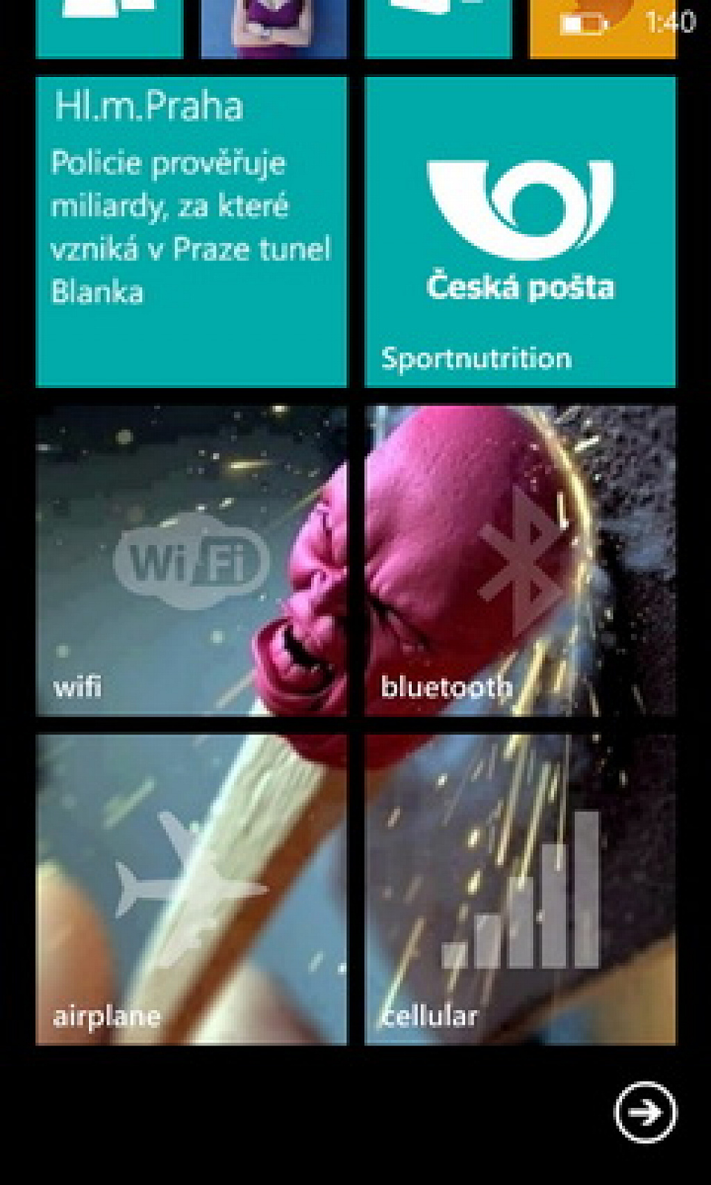 launcher tile