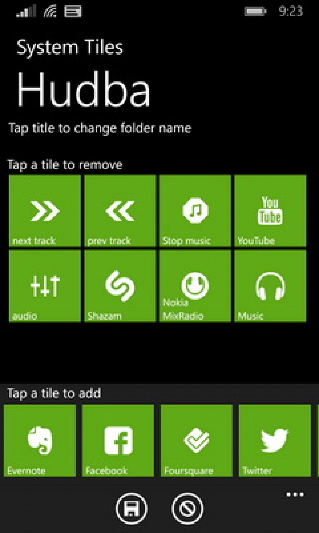 System Tiles