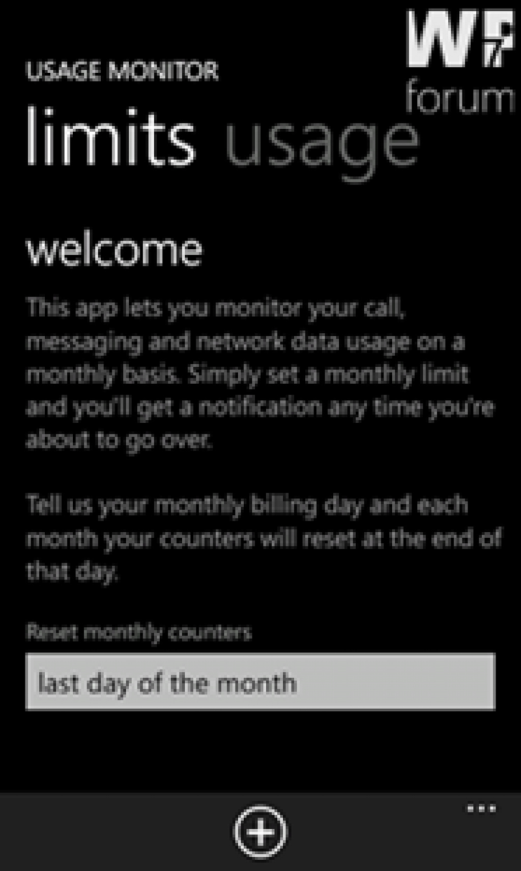 Nokia Usage Monitor
