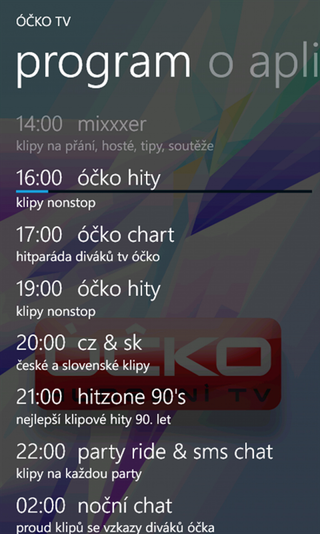 Óčko pro Windows Phone