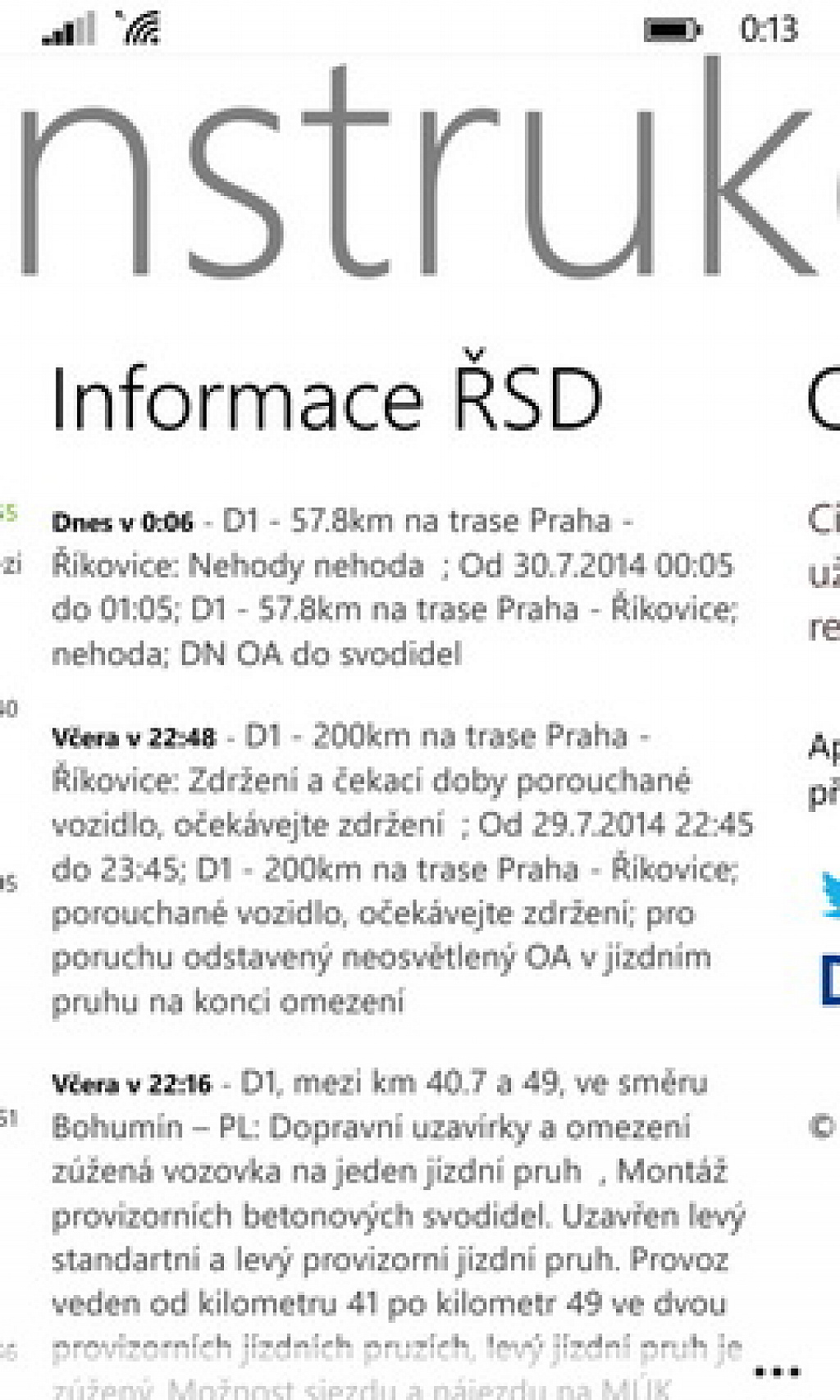 Rekonstrukce D1