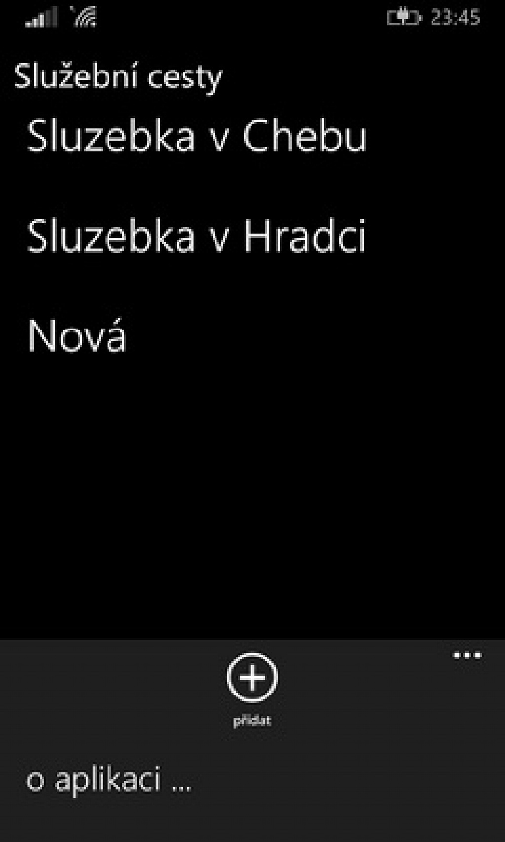 Služební cesty