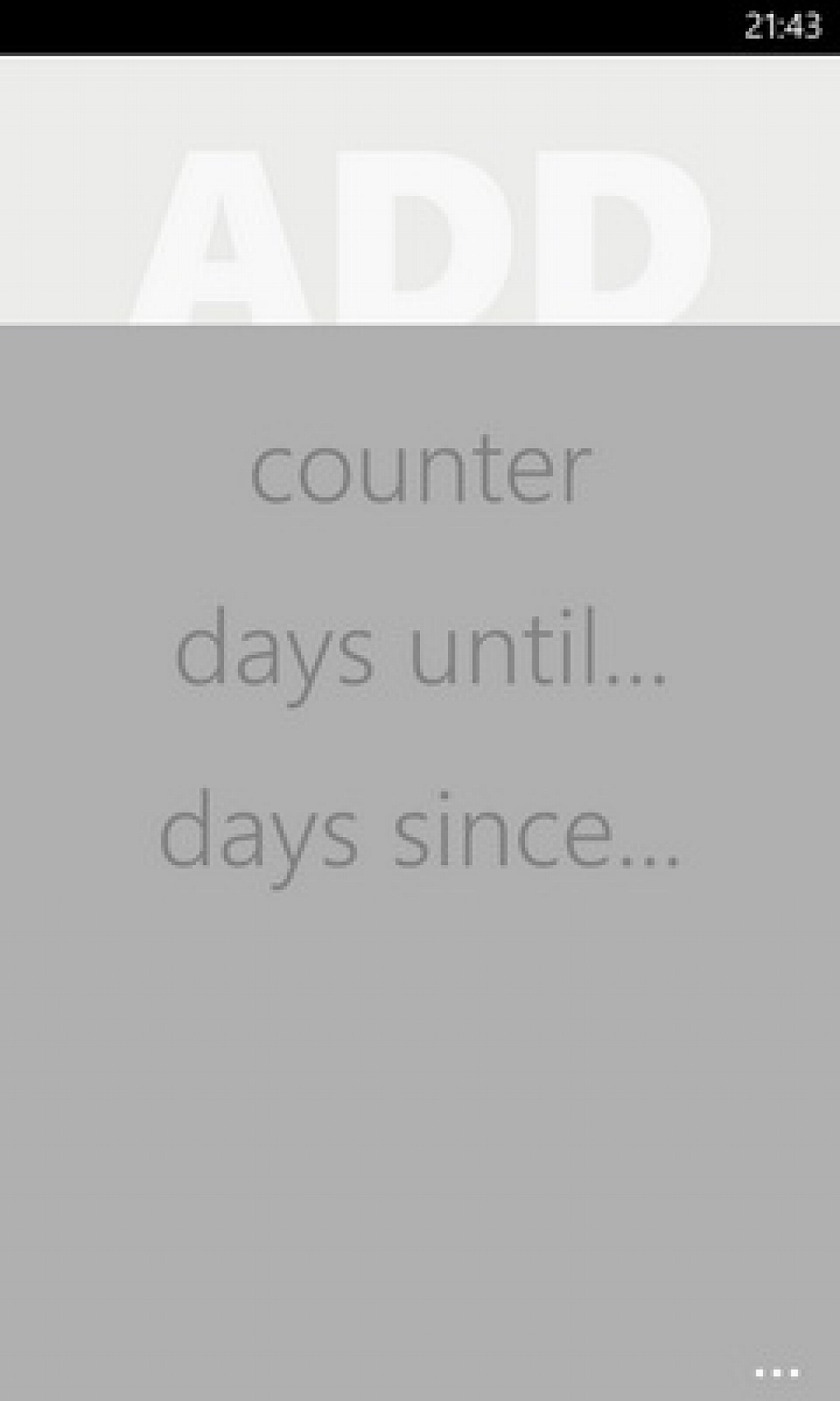 counters