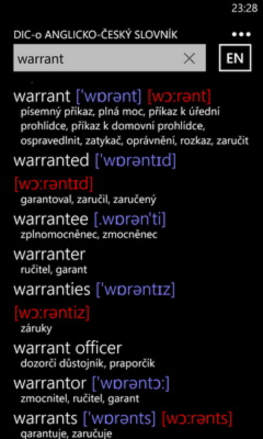 dictionary