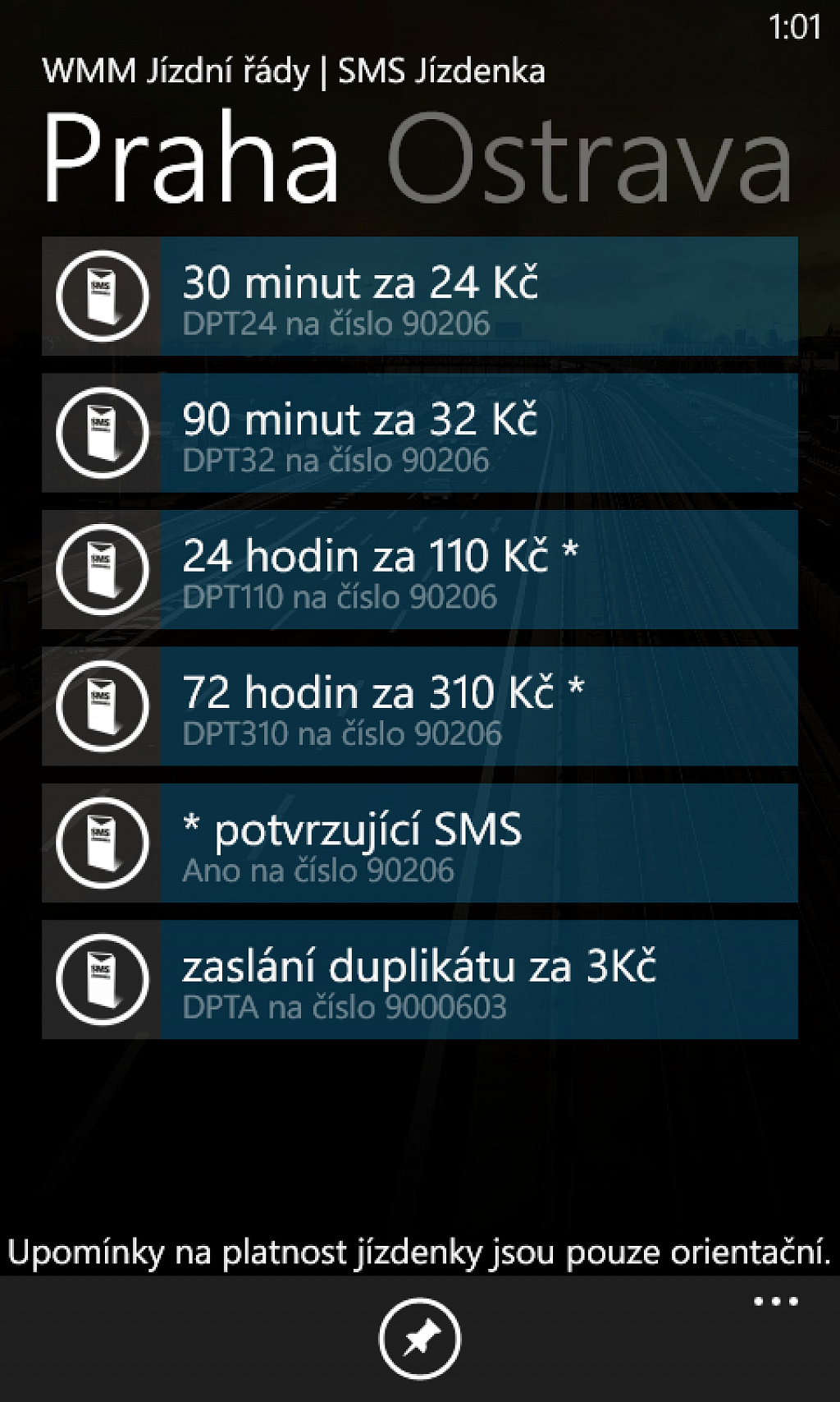 WMM Jízdní řády