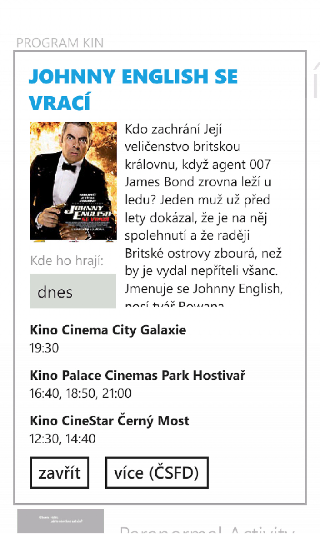 Program kin pro Windows Phone 7