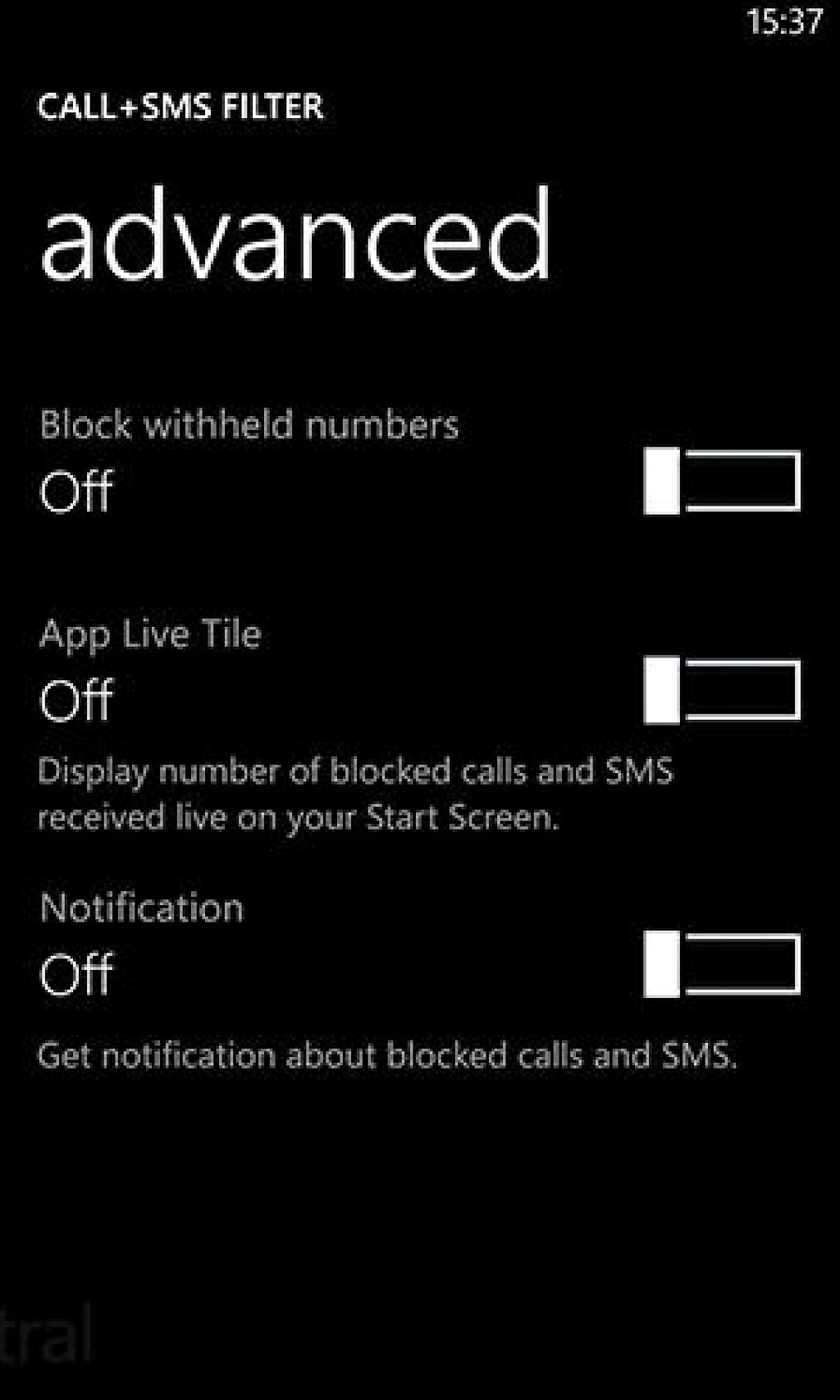 Call block
