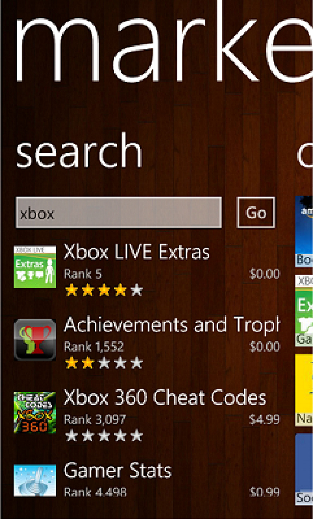 Marketplace Search