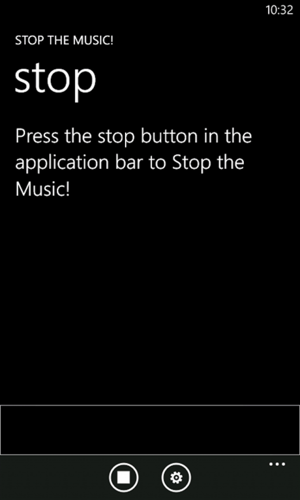 Stop the Music