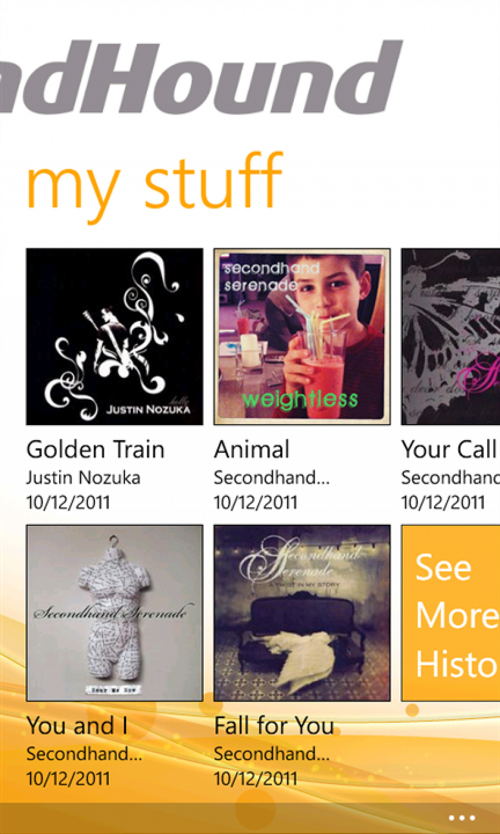 SoundHoud pro Windows Phone 7