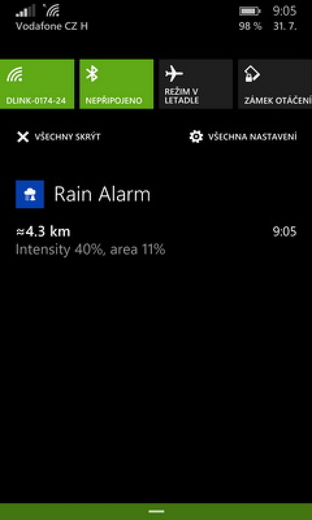 Rain Alarm