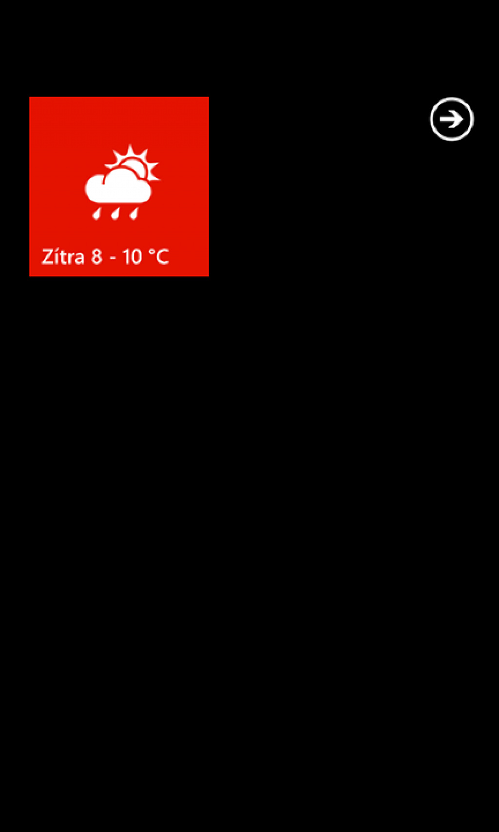 Počasí pro Windows Phone 7