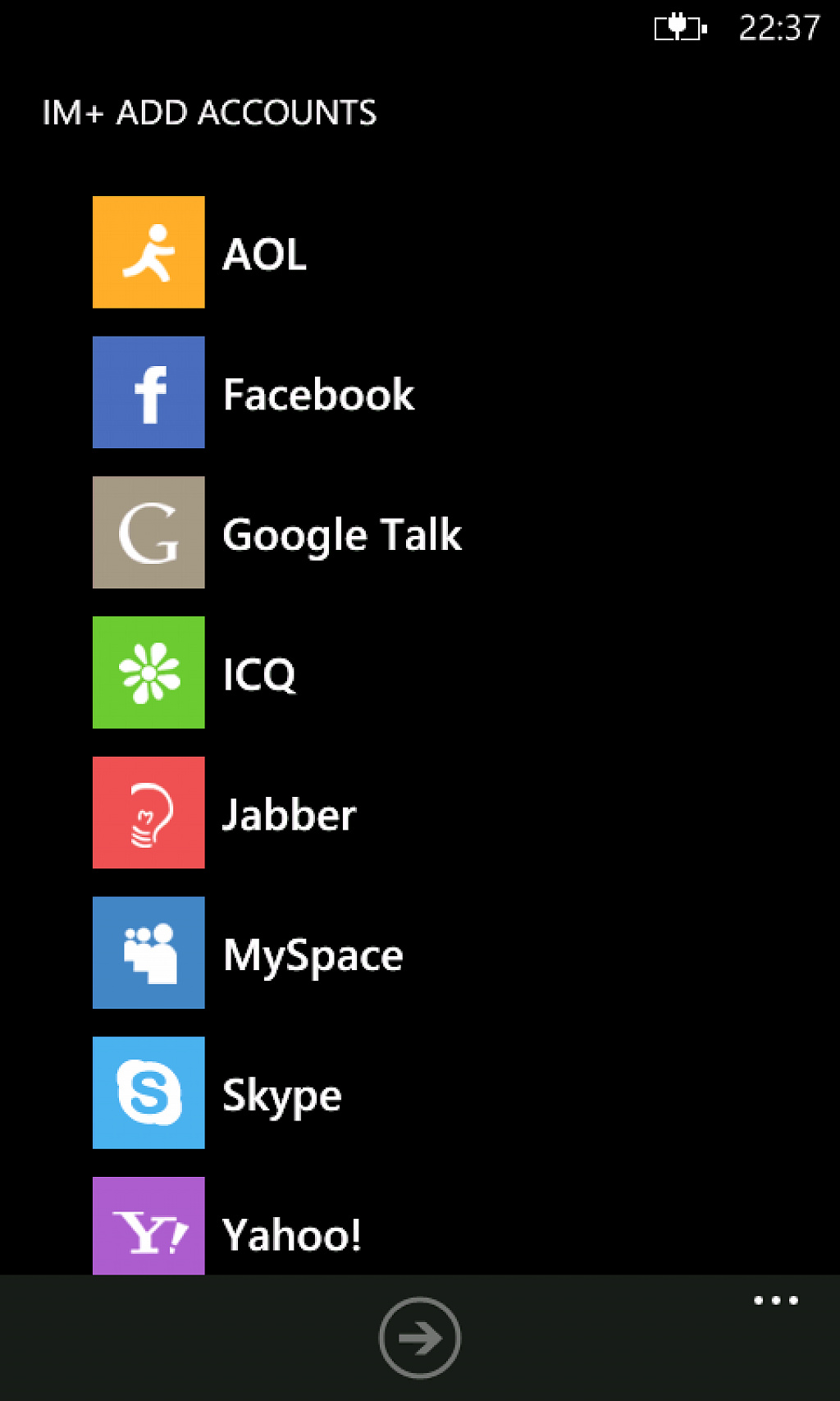 IM+ for Windows Phone 7