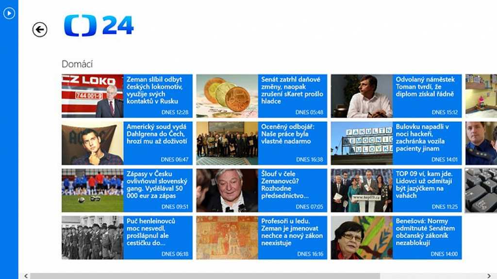 ČT24 pro Windows 8