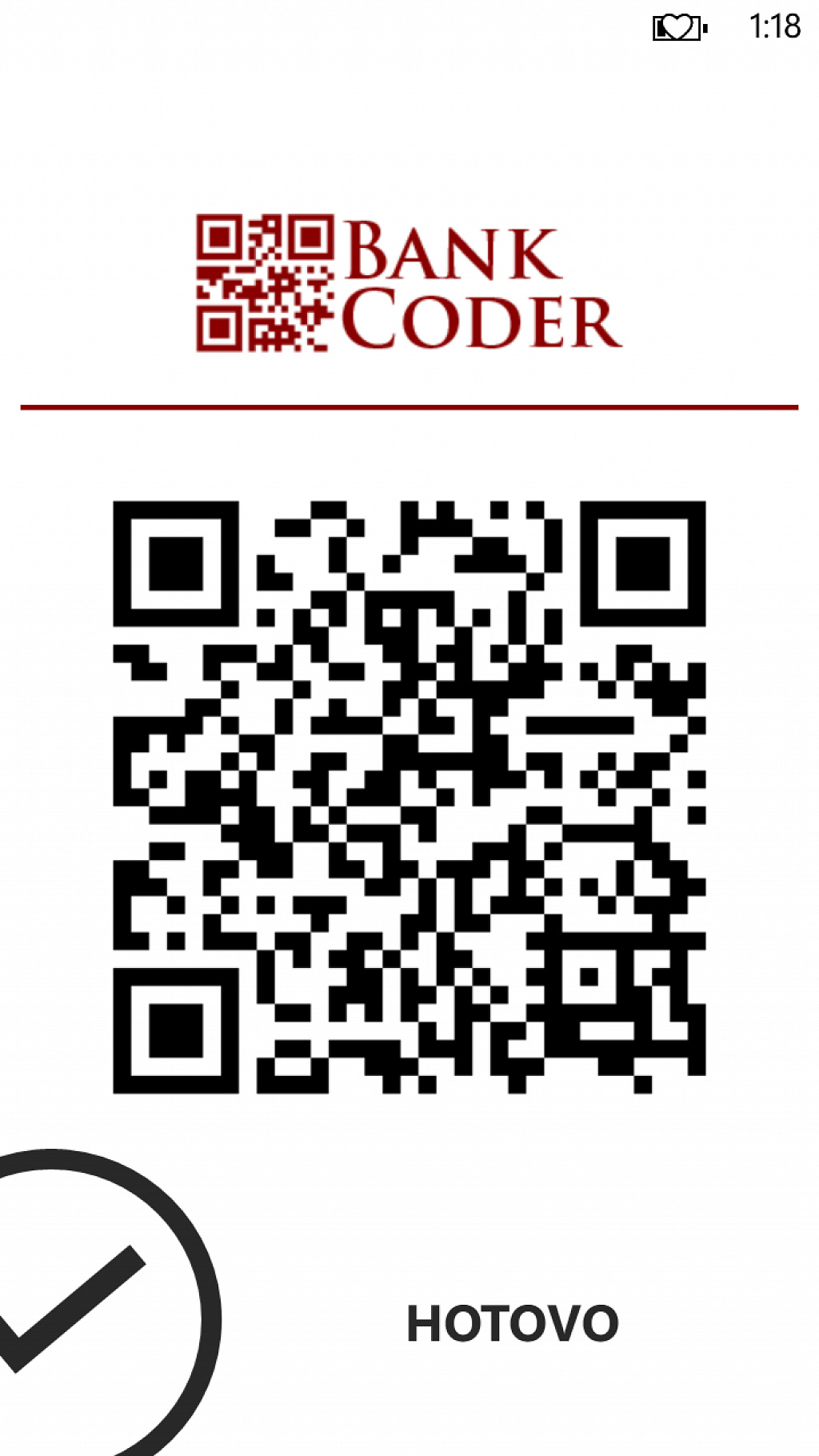 QR BankCoder