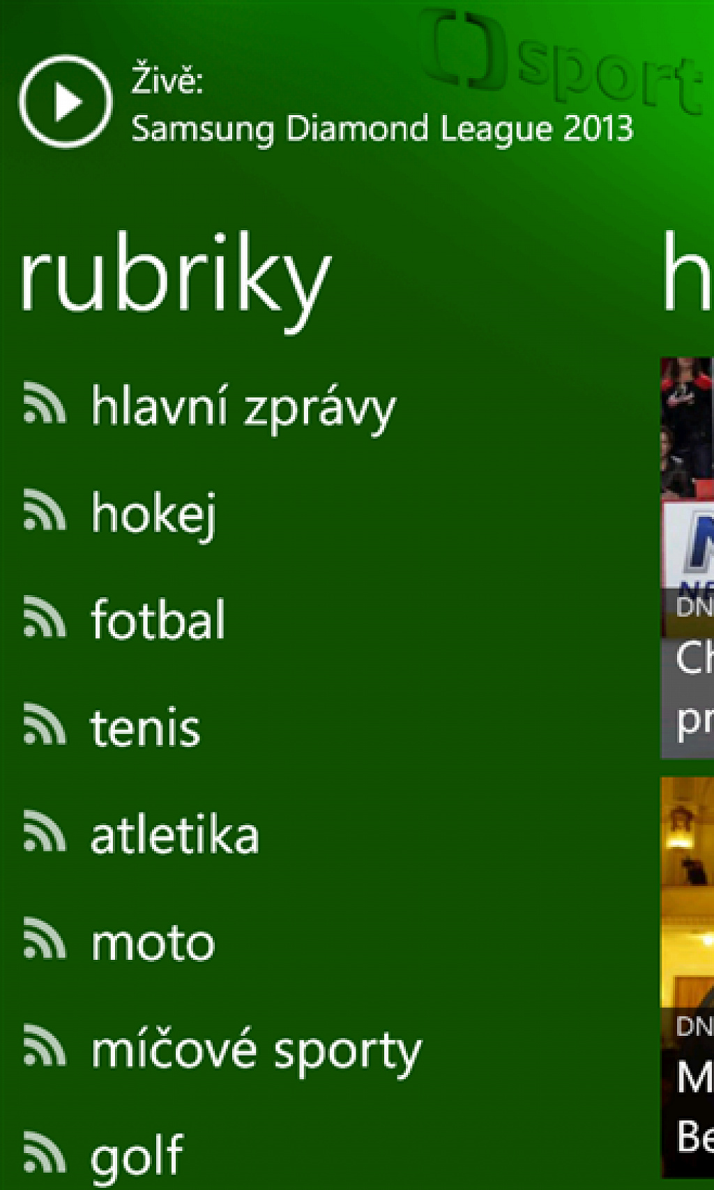ČT sport