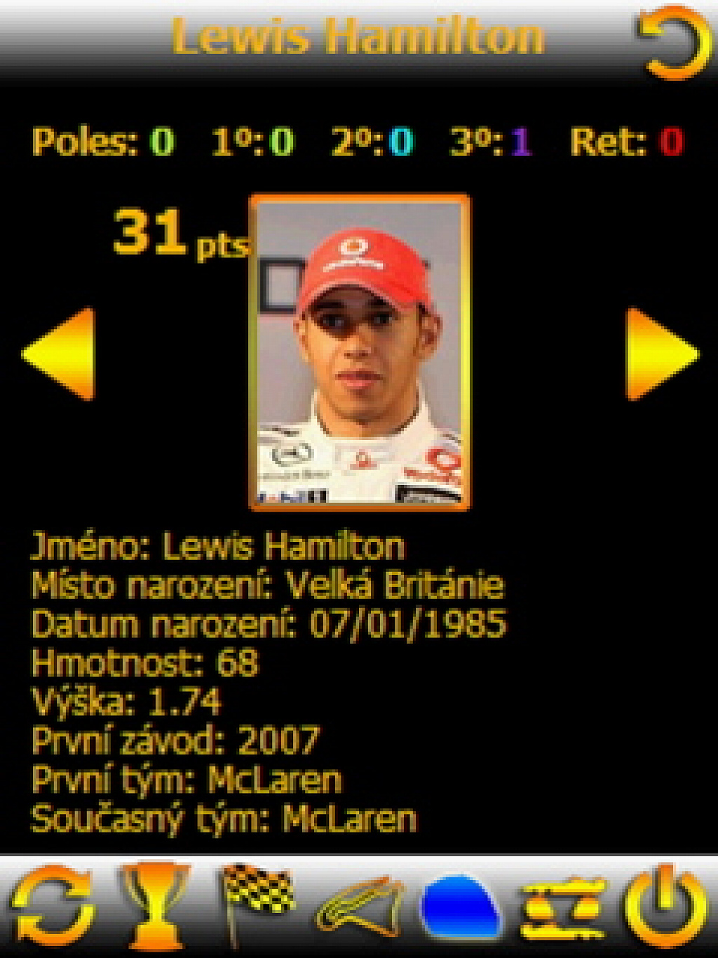 f1 pocket 2010