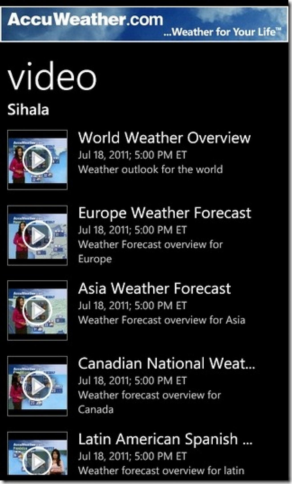 AccuWeather