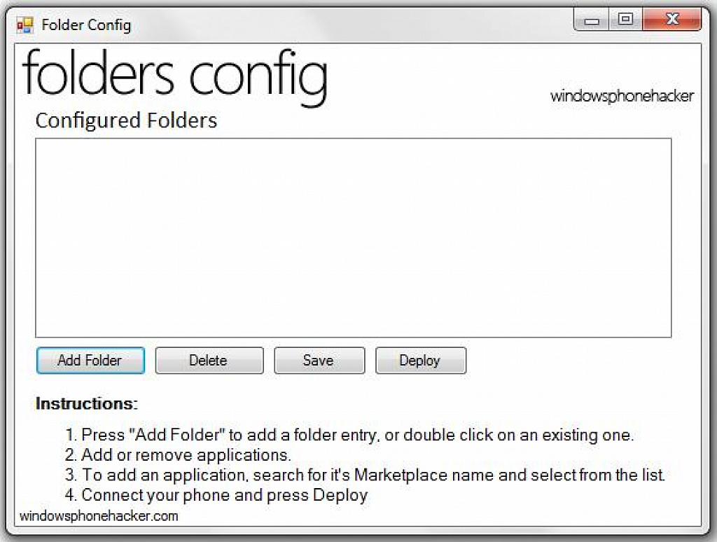 Folders for WP7