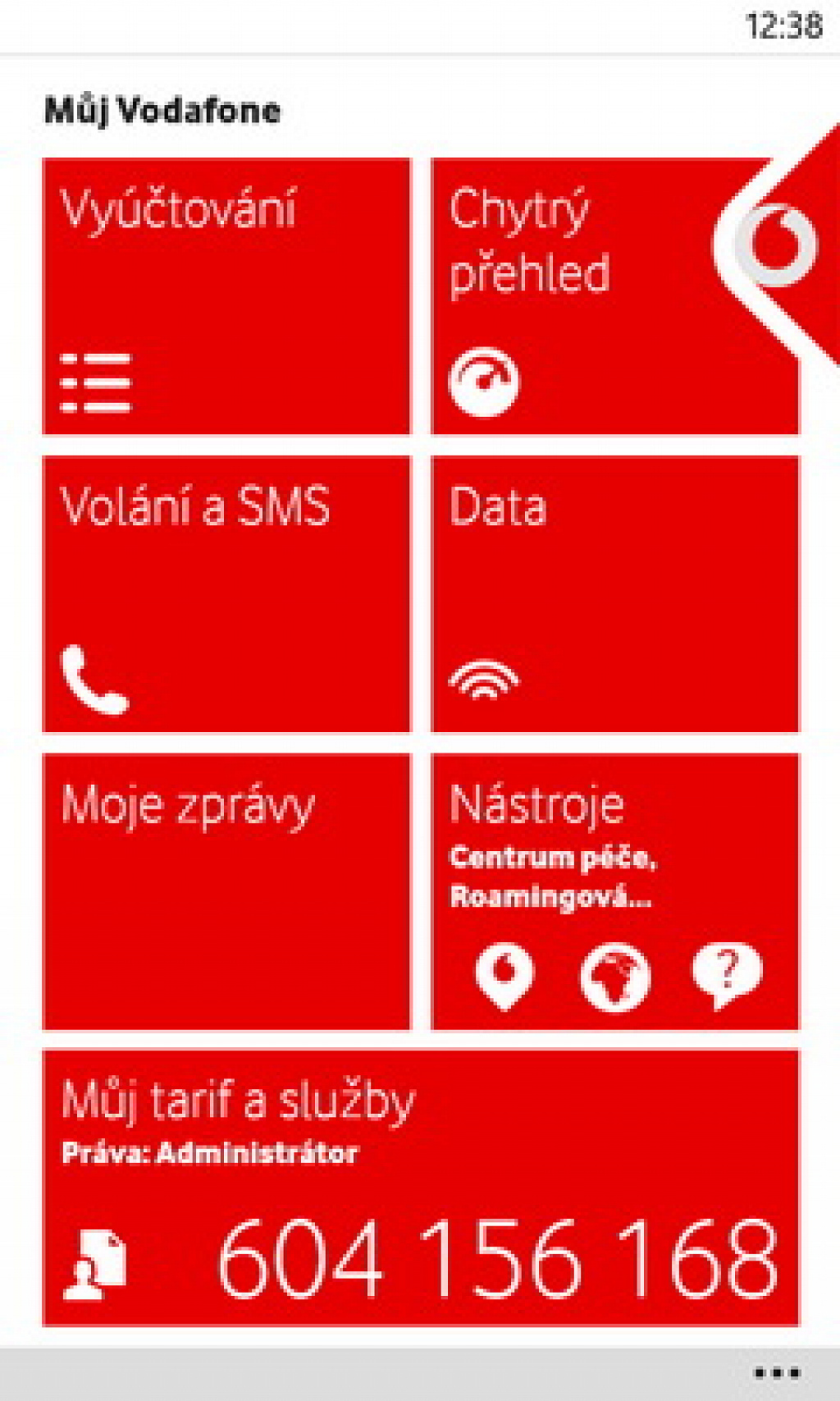muj vodafone