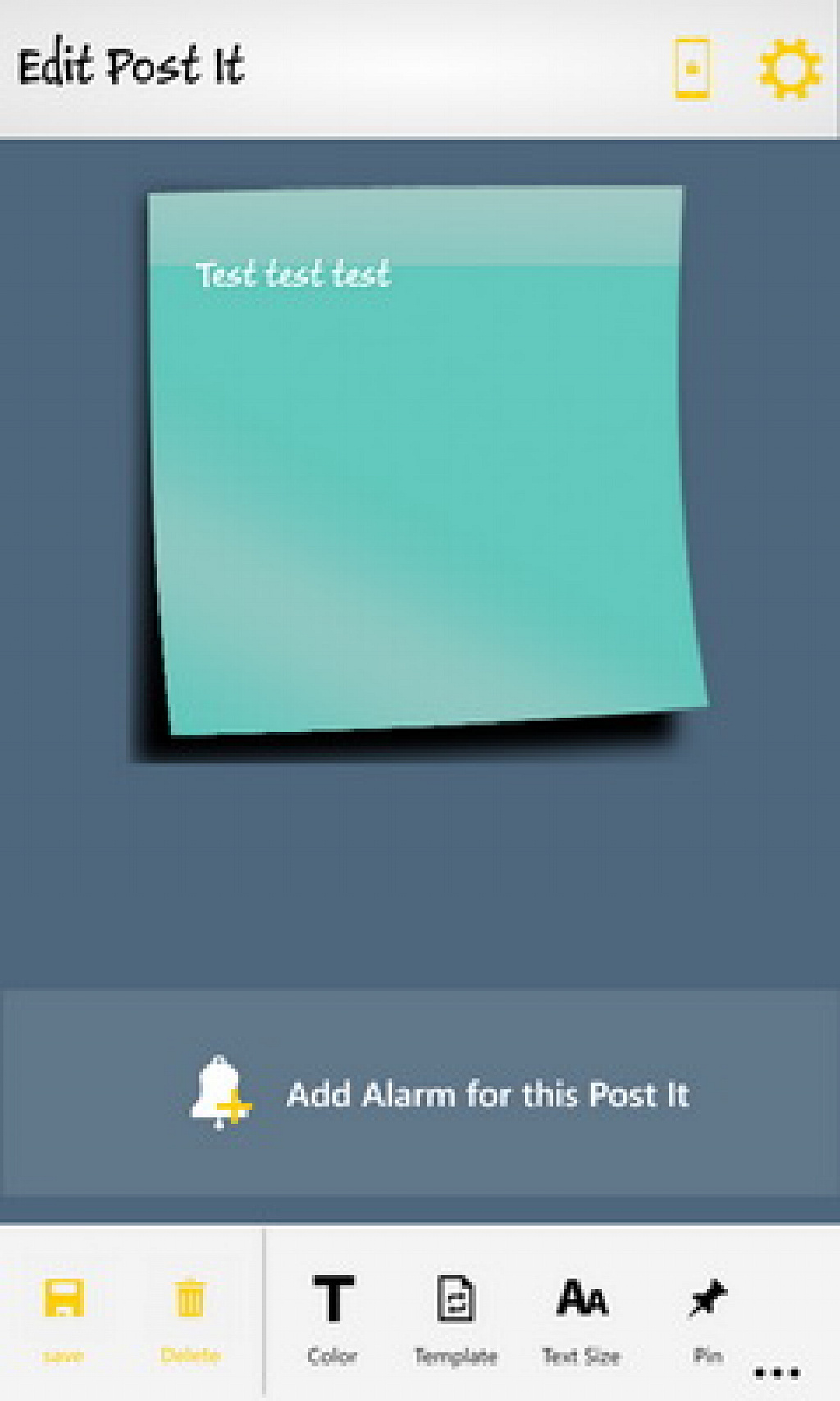 Post It Wall