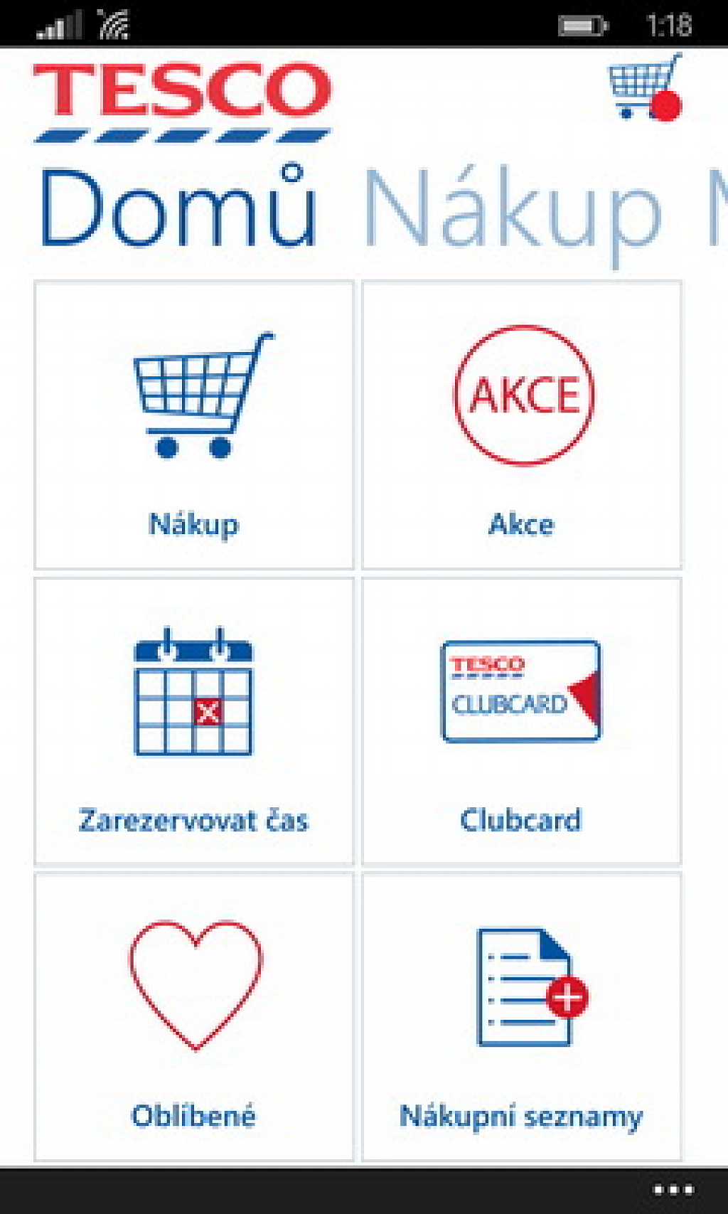 Tesco potraviny online