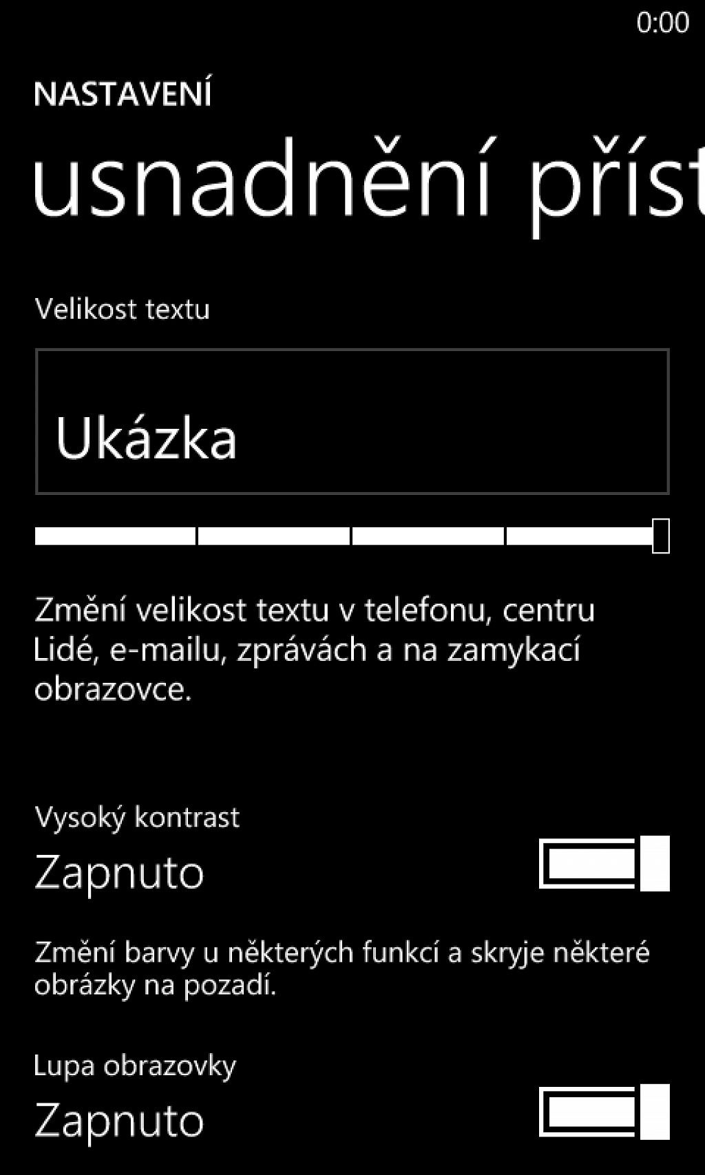 WP8 usnadneni