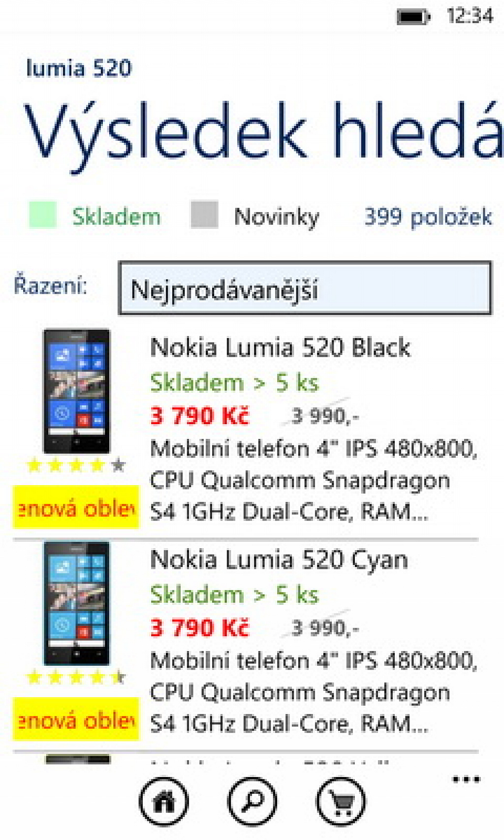 nakupni aplikace