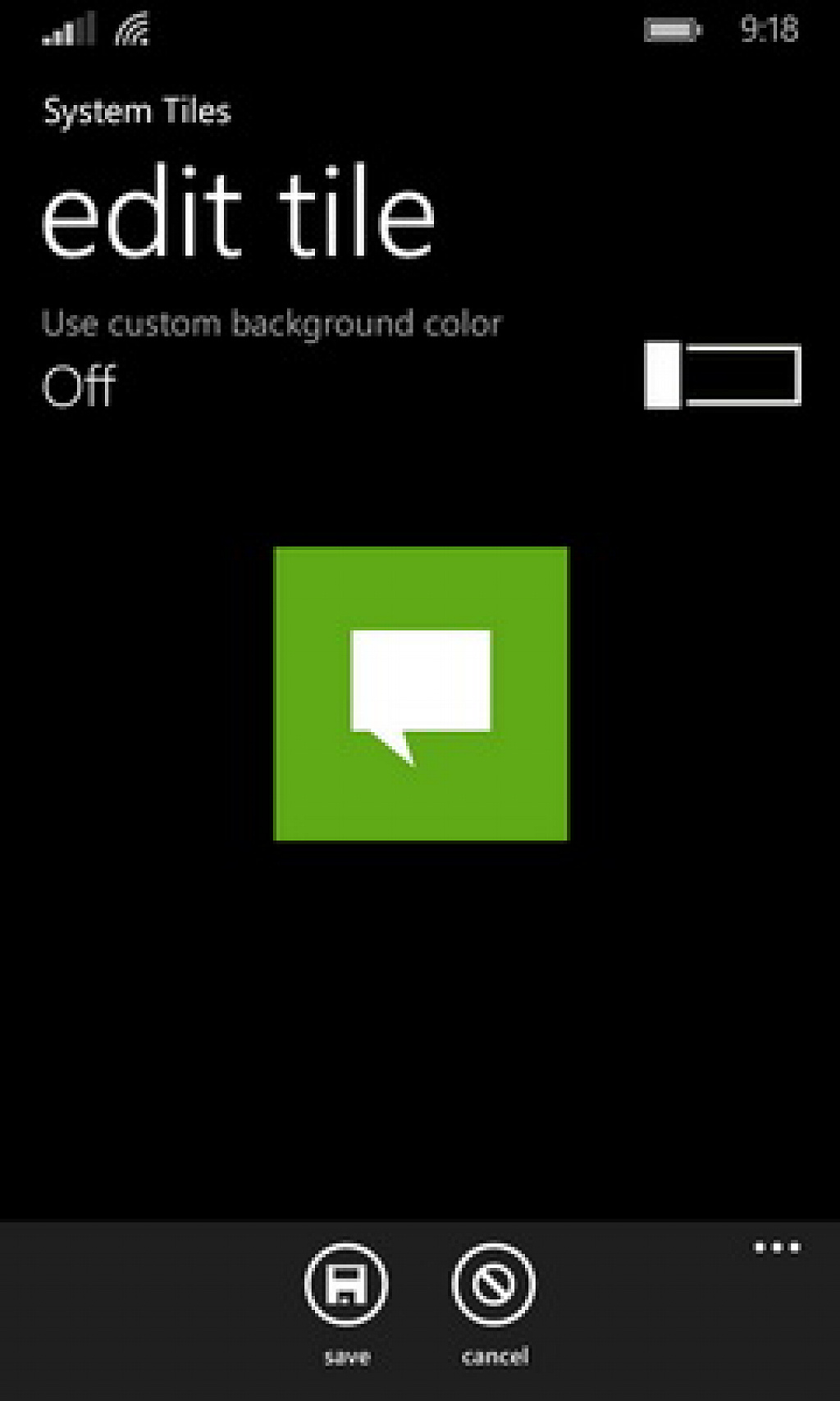 System Tiles