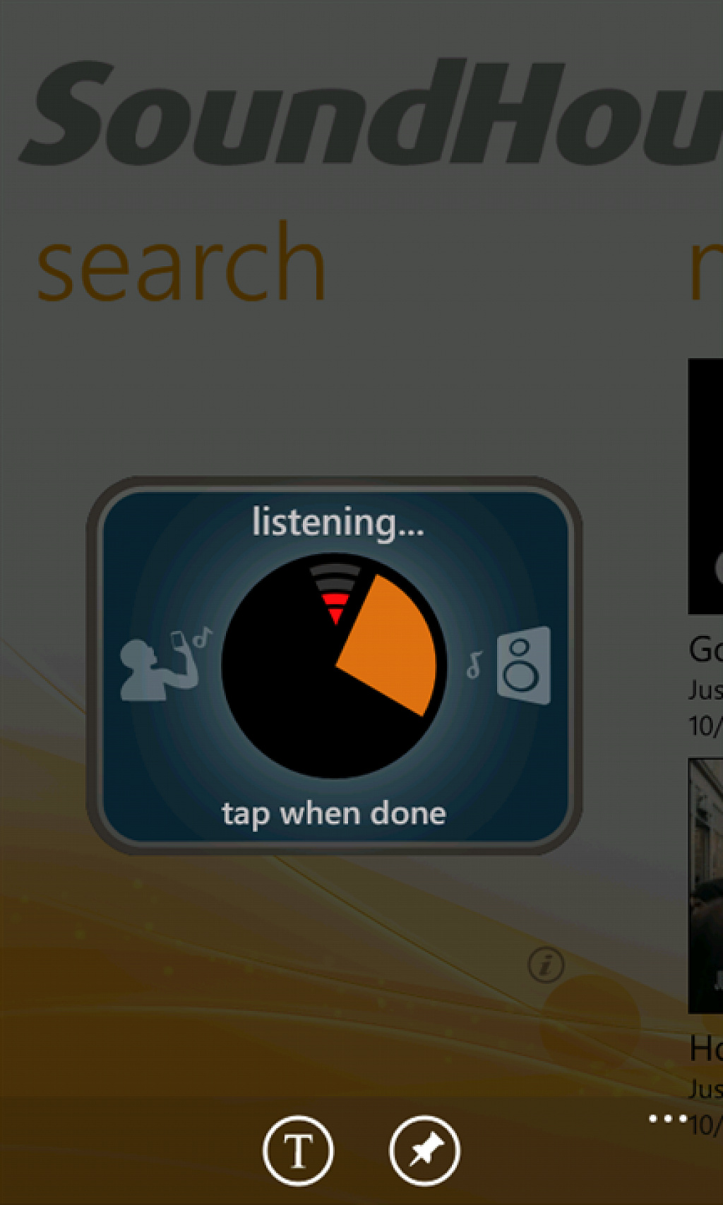 SoundHoud pro Windows Phone 7