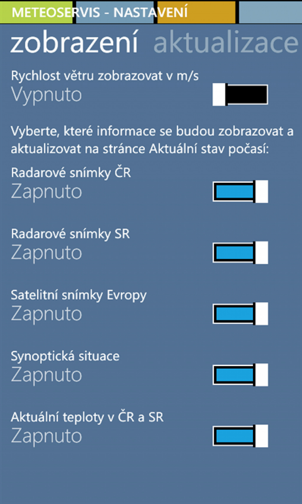Meteoservis Windows Phone 7