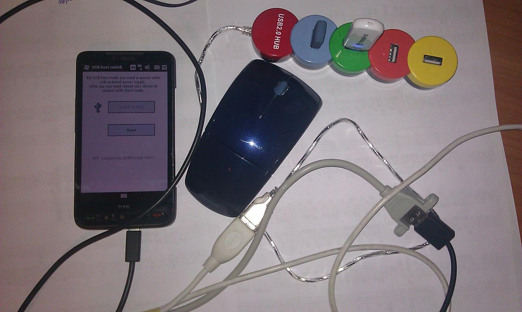 USB HOst HTC HD2