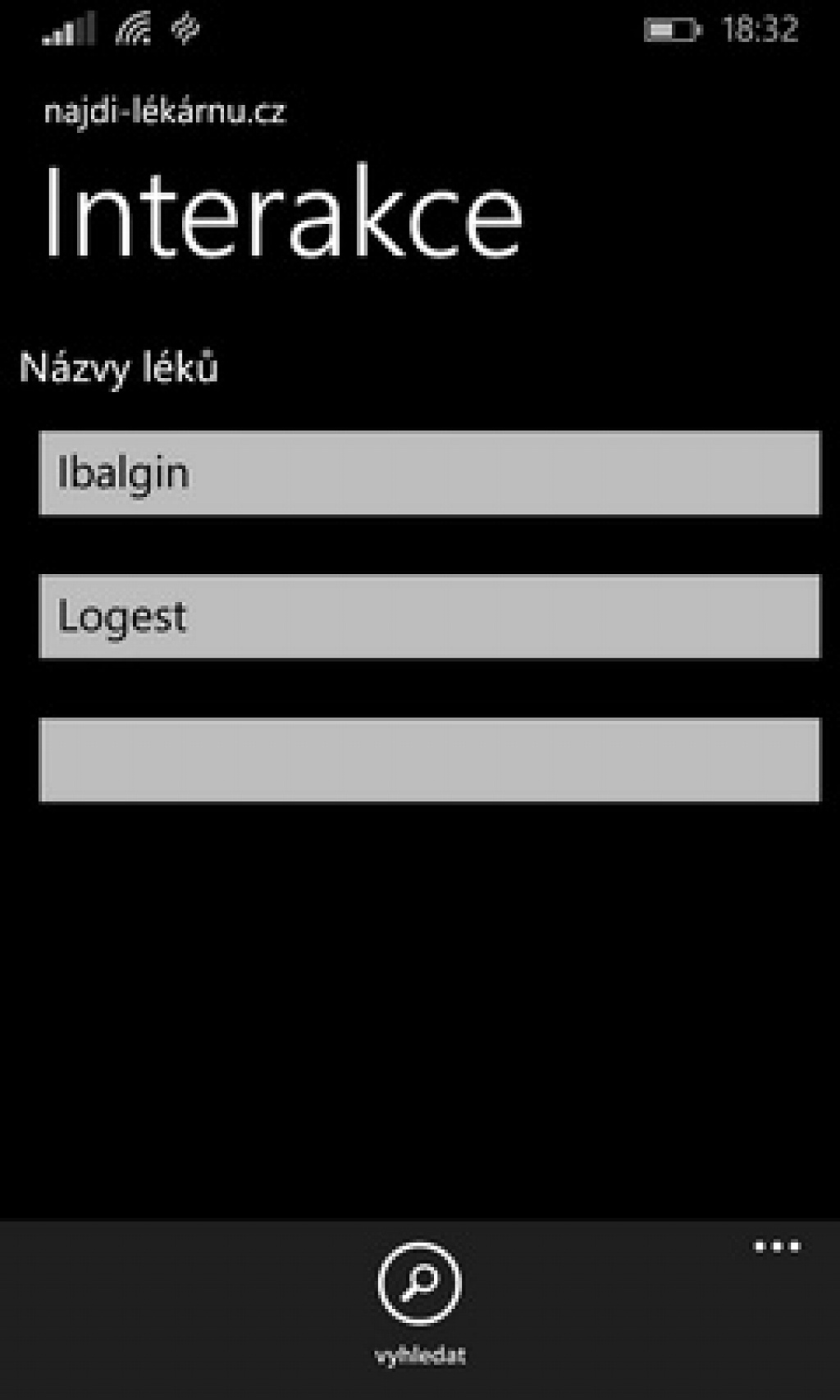 Najdi lékárnu