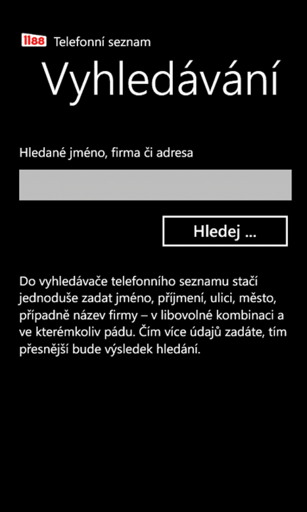 Telefonní seznam