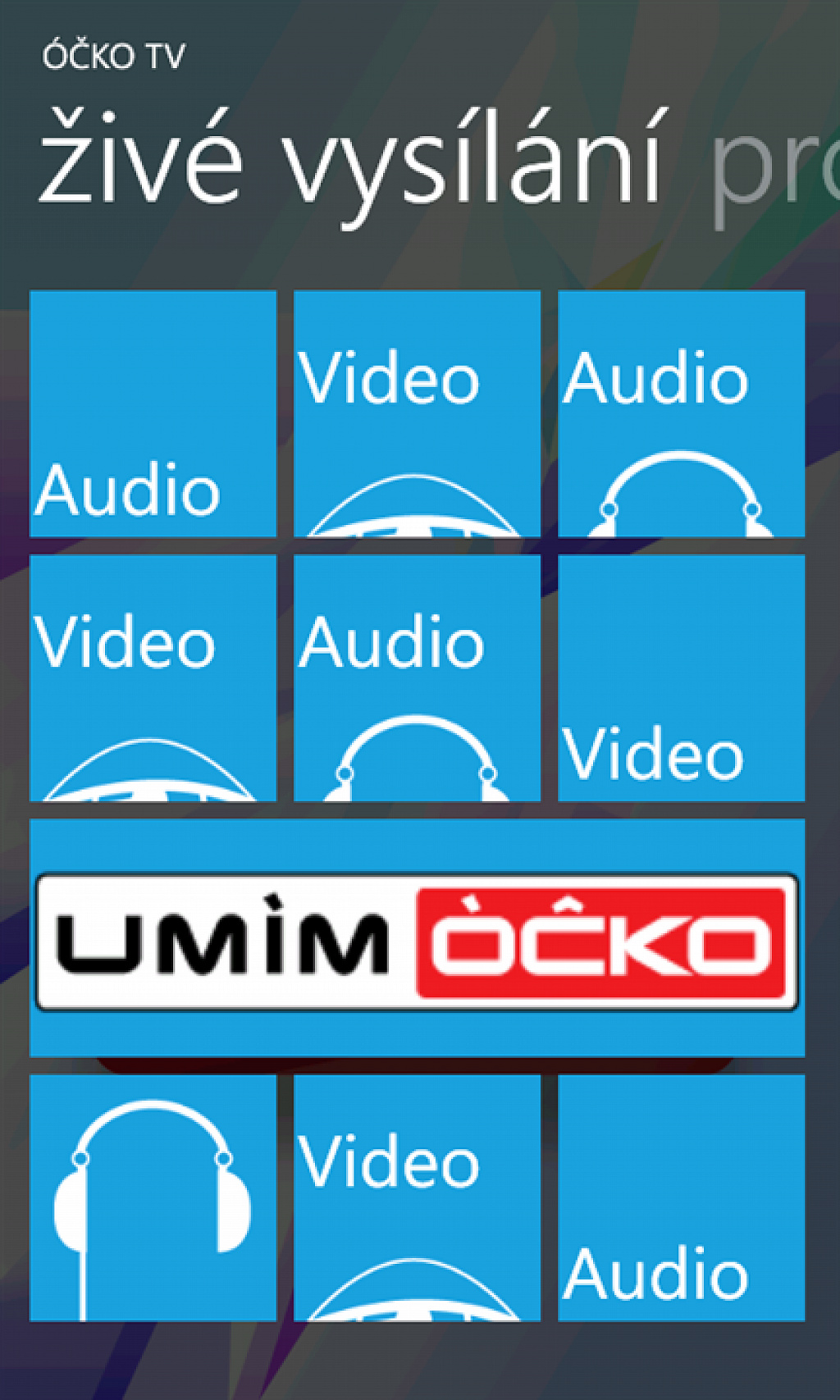 Óčko pro Windows Phone