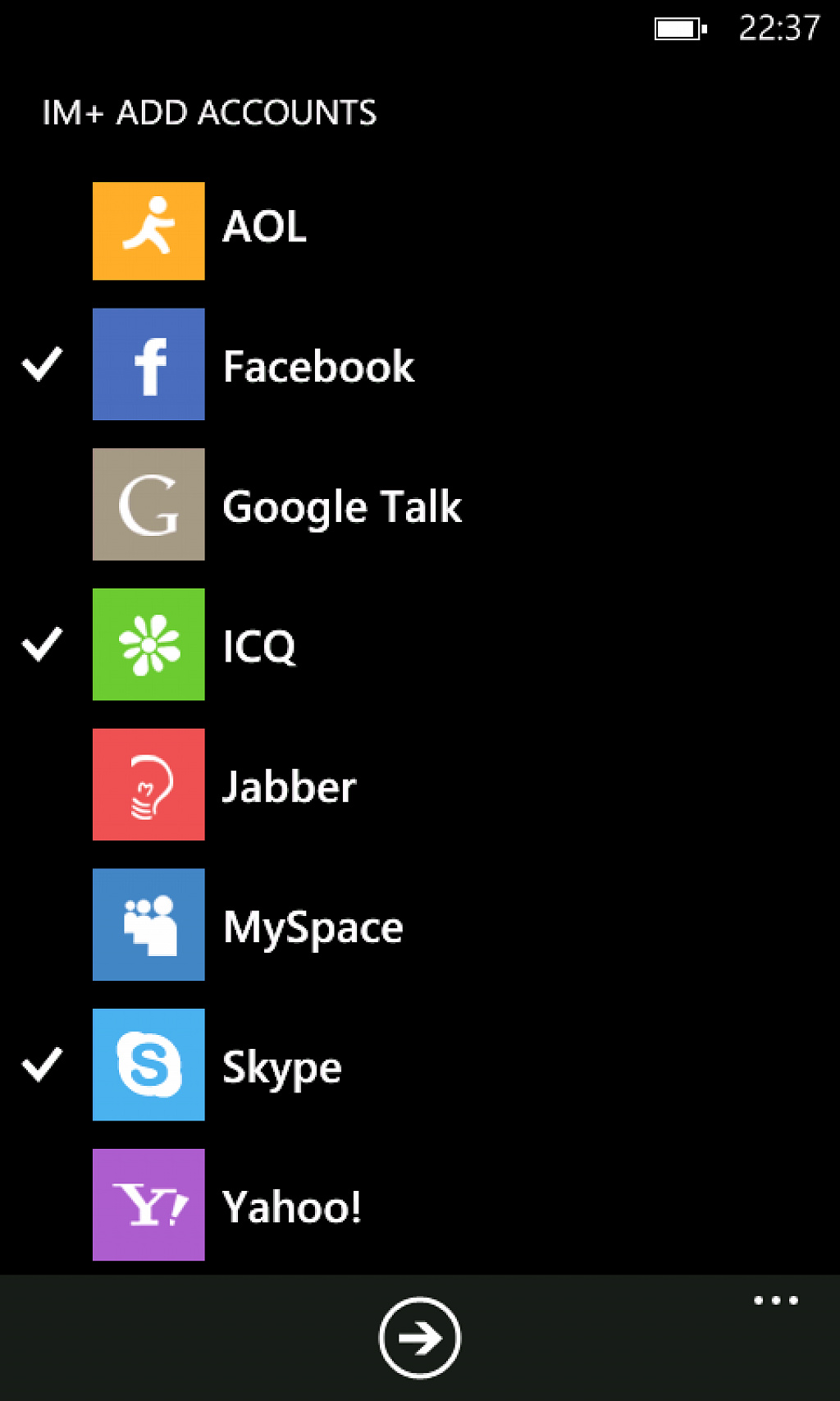 IM+ for Windows Phone 7