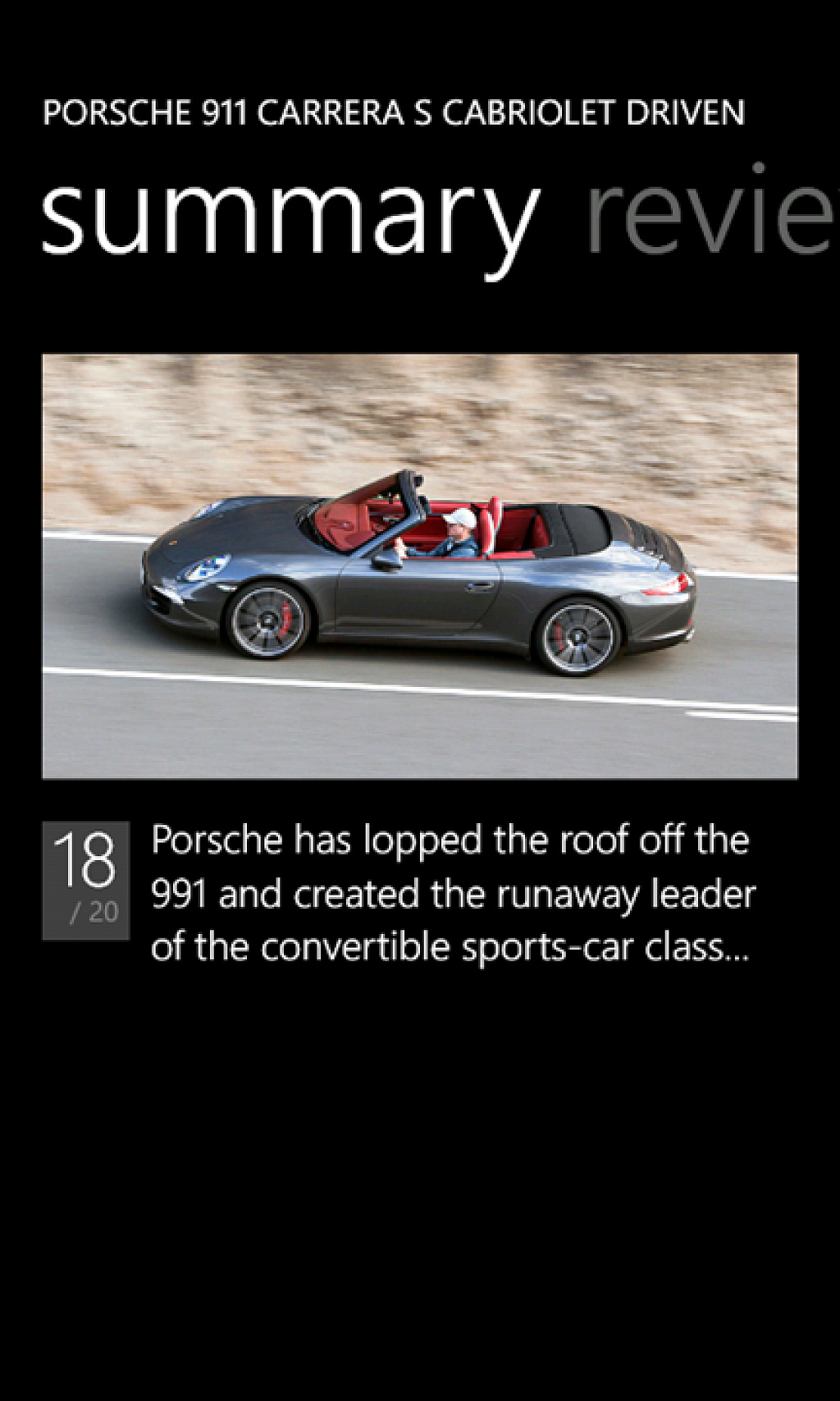 Top Gear pro Windows Phone