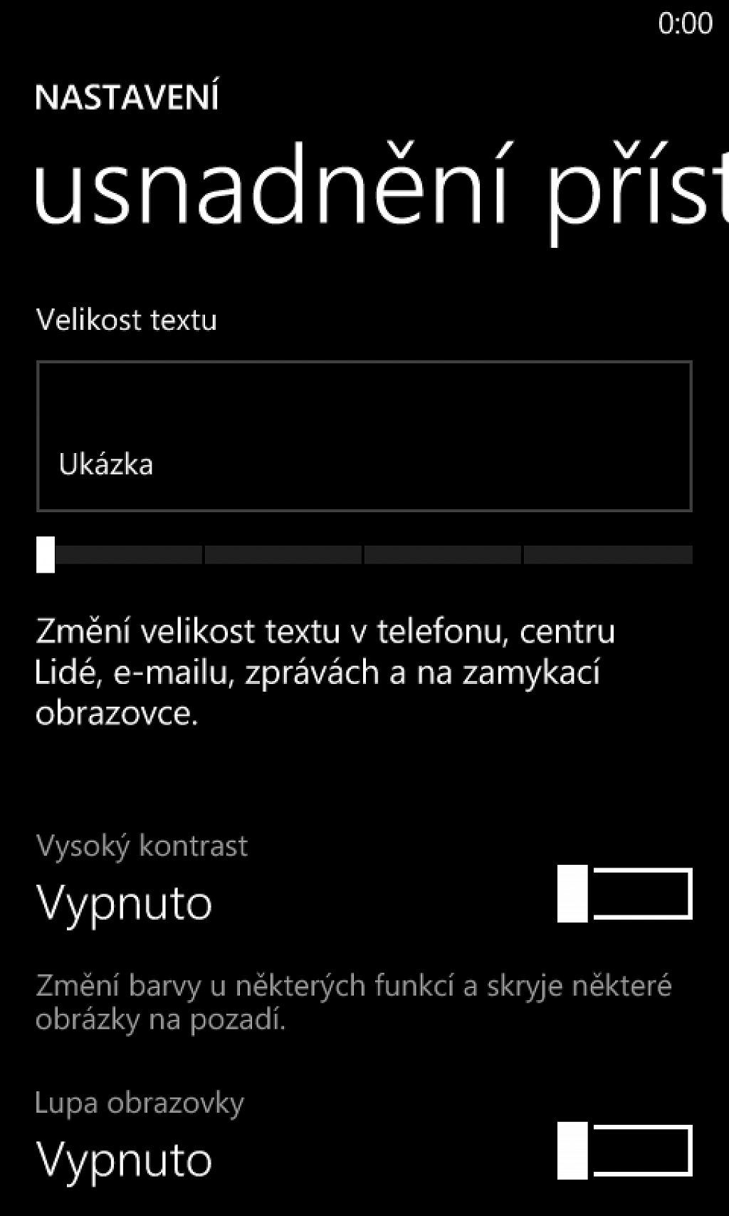 WP8 usnadneni