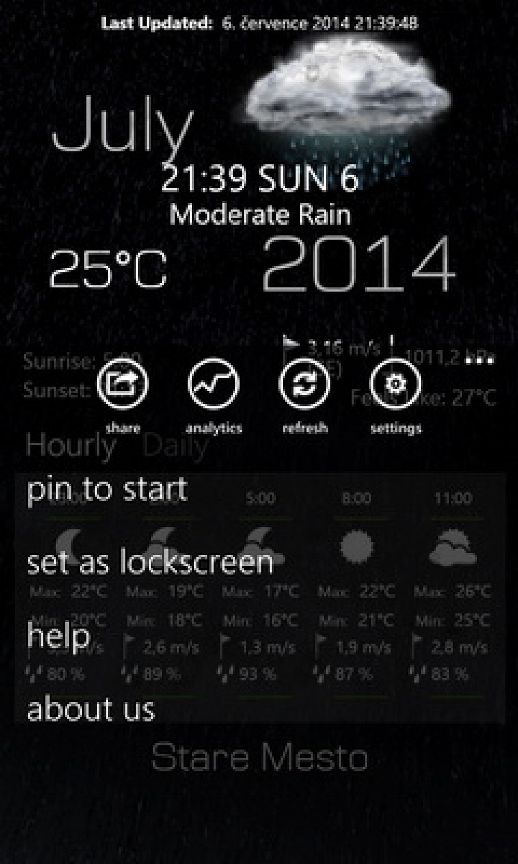 weather sence