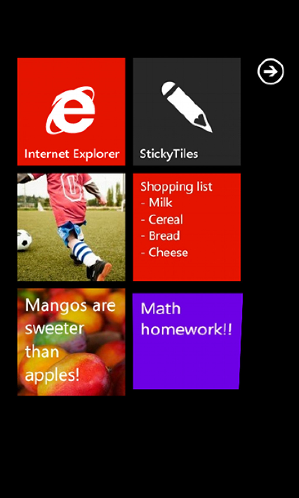 StickyTiles