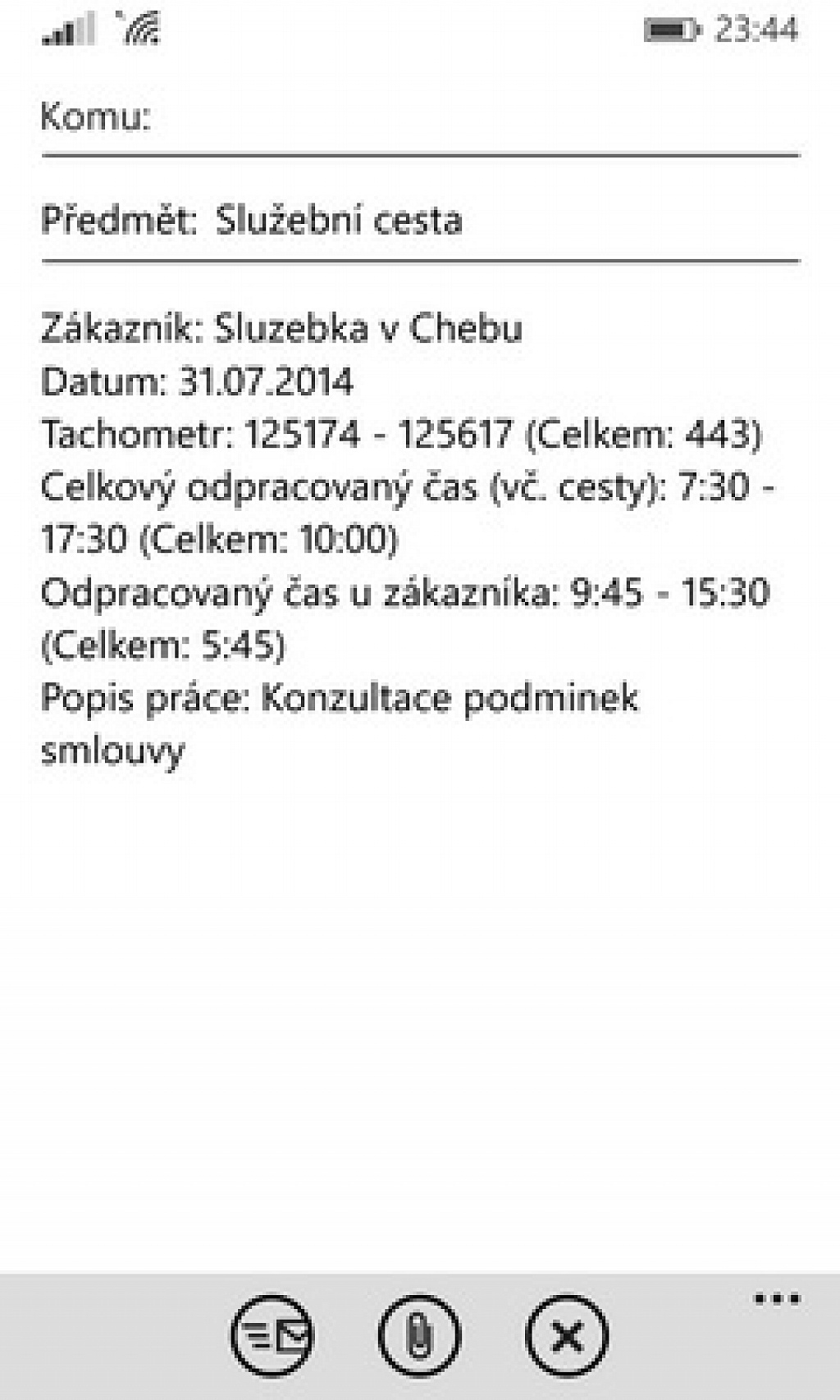 Služební cesty