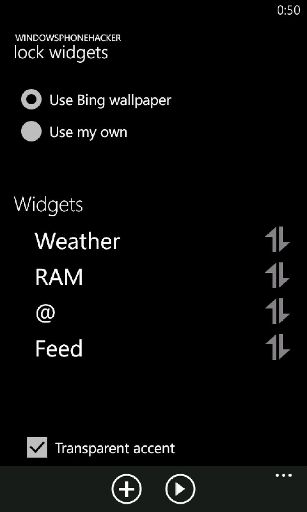 Lock Widgets